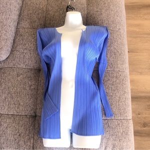 Issey Miyake pleats please cardigan